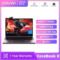CHUWI CoreBook X Laptop Intel i5-12450H 16GB DDR4 512GB SSD 14 inch FHD 2160 * 1440 Windows 11 Gaming NoteBook 1TB SSD Expand
