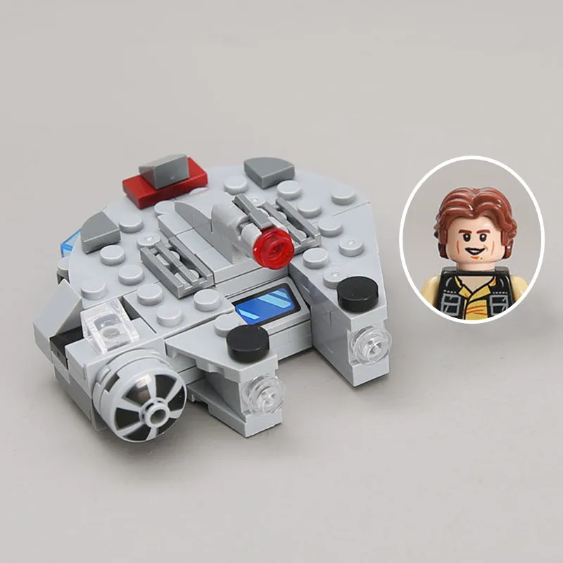 Mini Millennium Falcon Shuttle X-fighter Puzzle Star Bricks Wars Action Figure Assembled Building Blocks Toy Boys