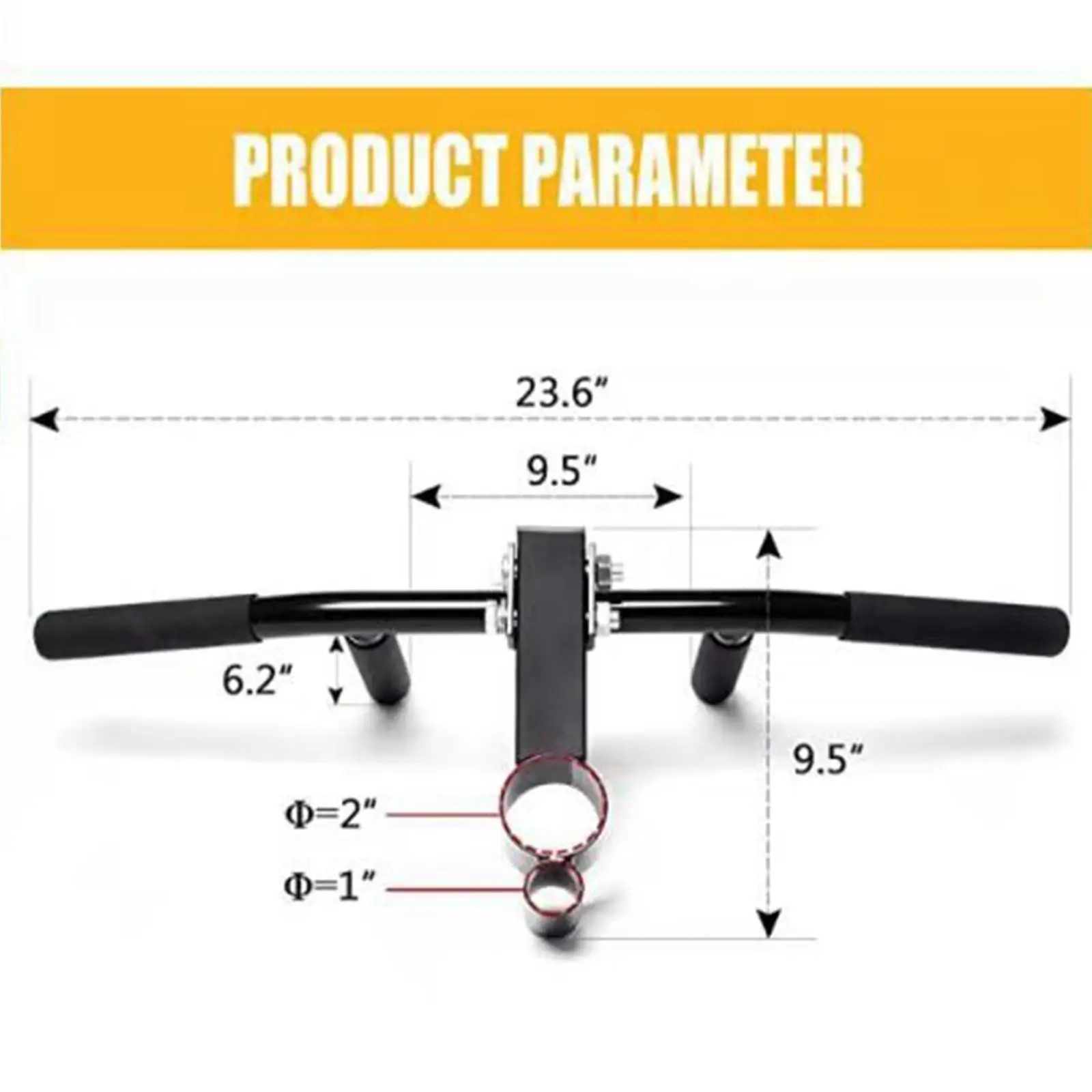 Barbell Handle Iron T Bar Row Landmine Platform Handle Gym Accessory Easy Install for Strength Workout Sessions