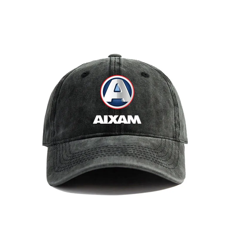 Aixam Baseball Cap Summer Distressed Dad Hats Men Outdoor Adjustable Cotton Caps