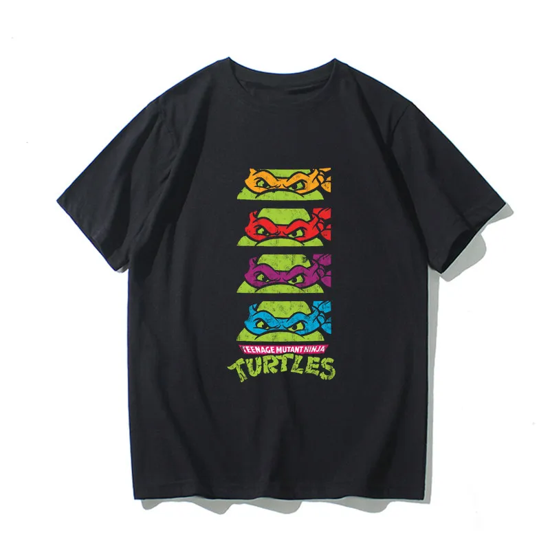 Teenage Mutant Ninja Turtle (TMNT) Retro Animated Kids' Adult Fashion Casual Pure Cotton T-Shirt