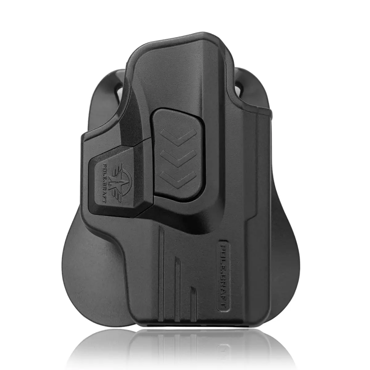 Glock 43 Holster OWB Paddle Holsters for Glock 43 / Glock 43X, Outside Waistband Open Carry Polymer Holster with Safety Lock image 5