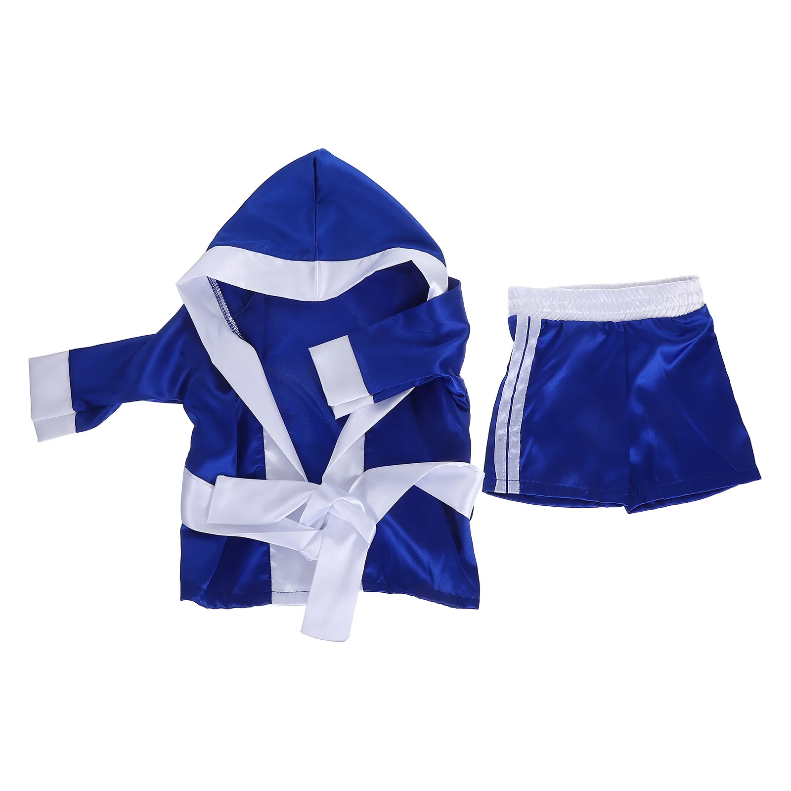 1Set Adorable Newborn Boxing Costume Outfit Soft Synthetic Fiber for Baby Boy Photoshoot Studio Full Month First Photo Session