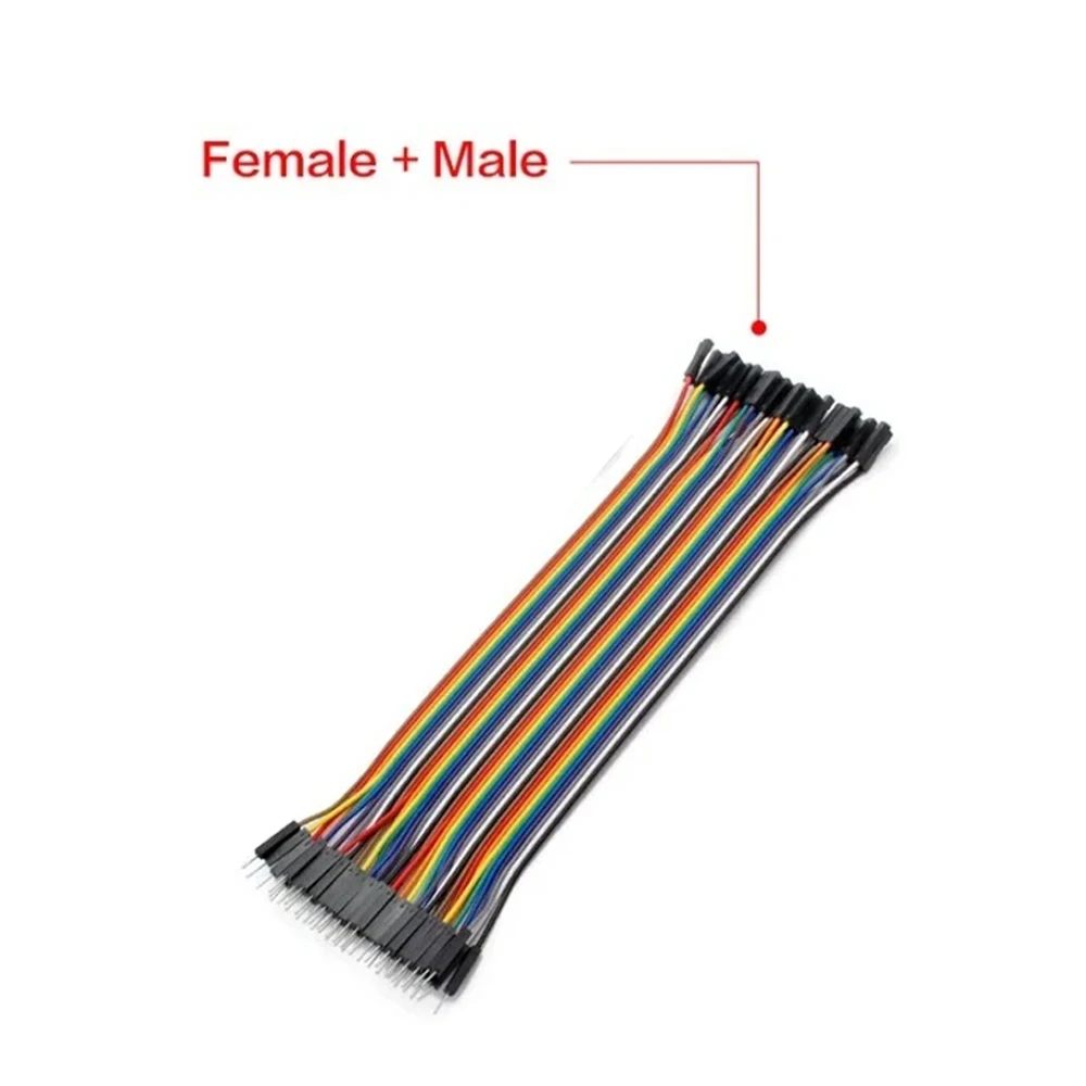 40pin Dupont Wire Kit Man-Man + Man-vrouw en Vrouw-vrouw 10 cm/20 cm/30 cm Jumper Wire Dupont Kabel voor Arduino