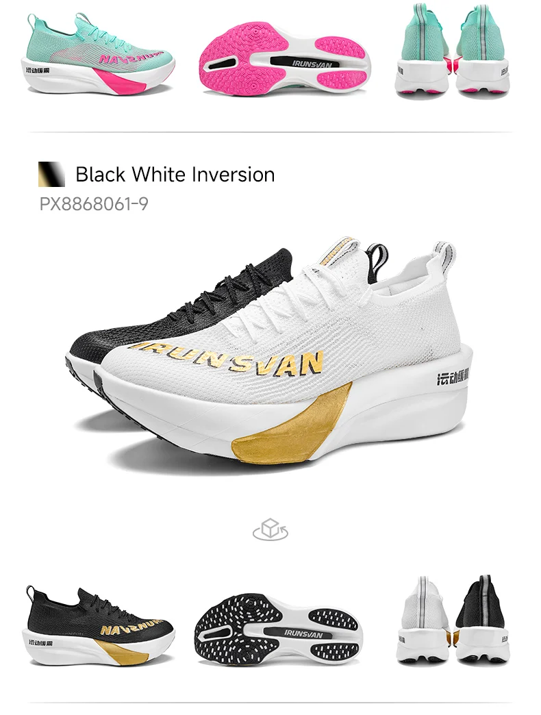 IRUNSVAN HEAT 3.0 Herren Leichte Laufschuhe Atmungsaktive Mesh-Sneaker Stoßdämpfend Rutschfest Weiche Sohle Vielseitig für Fitness – Detail 24