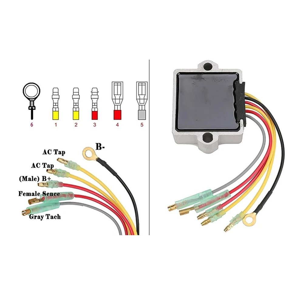 

Rectifier And Voltage Regulator For Outboard Motors. 815279-3883072T Voltage Regulator And Rectifier Tool For Mercury Mariners