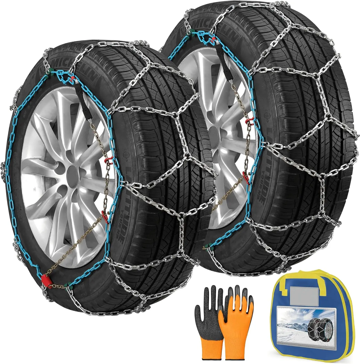 

Snow Tire Chains for Light Truck SUV Pickup Trucks, Set of 2（SC-RV265）