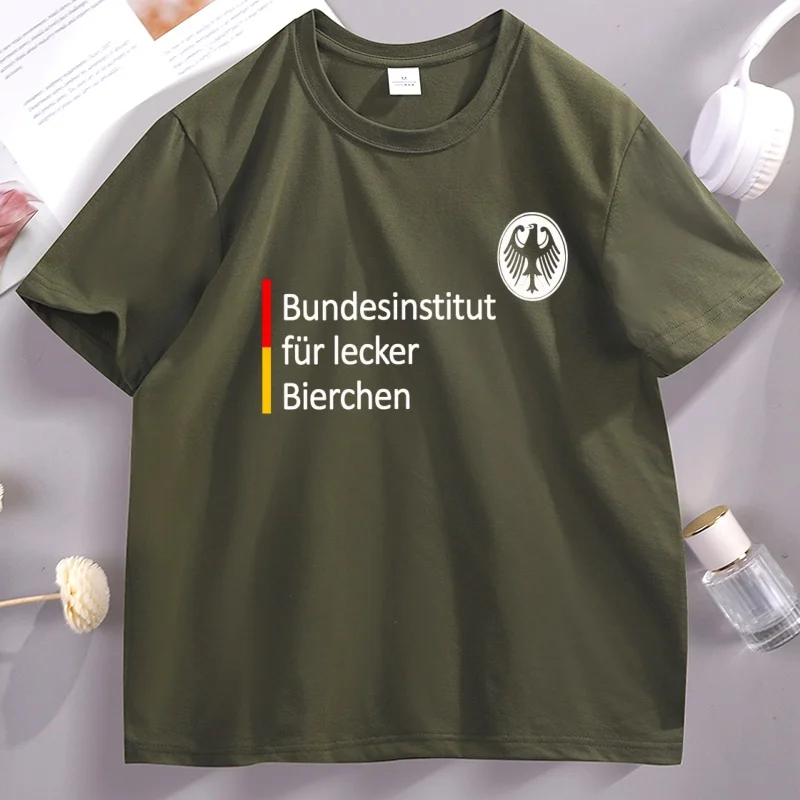 Funny Beer Printed T Shirt Men Drinking Short Sleeve Tshirts Printed Round Neck Casual Comfortable Short Sleeve Tees Clothes