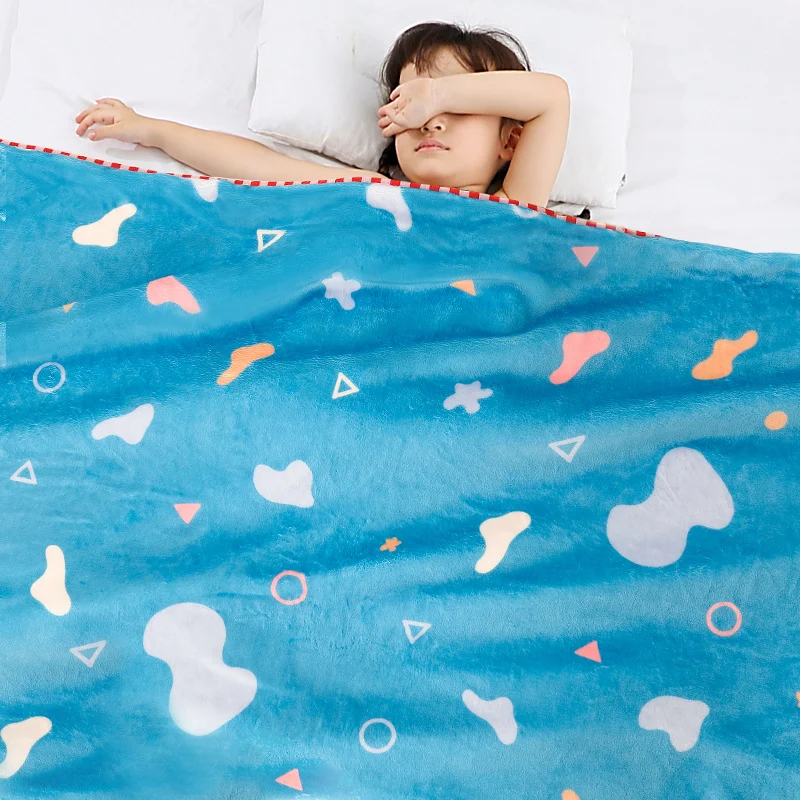 Baby Winter Blanket Thick Warm Stroller Blanket Windproof Swaddle Wrap Newborn Bedding Baby Room Sofa Knee Bed Throw Blankets