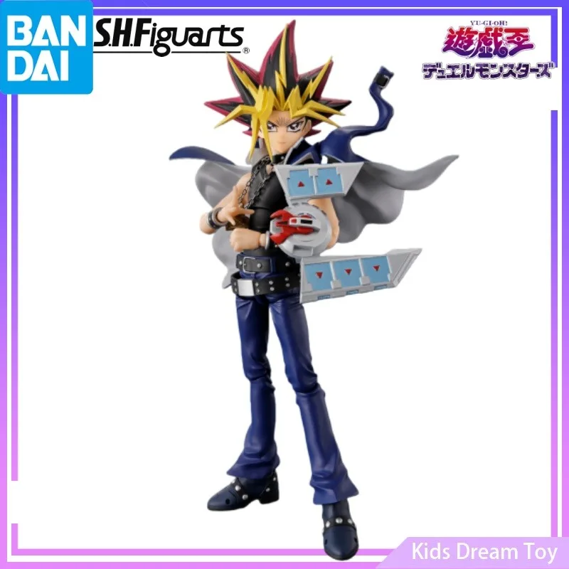 Bandai en Stock Original S.H.Figuarts Yu-Gi-Oh! Duel monstres figurines d'anime YAMI YUGI figurines d'action jouets modèle à collectionner cadeau