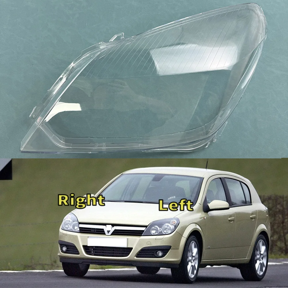 Car Accessory Lighting Lamp Headlight Lens Cover For Opel Astra 2004-2010 Clear Headlamp Shell Replace Original Car Lamp Hood