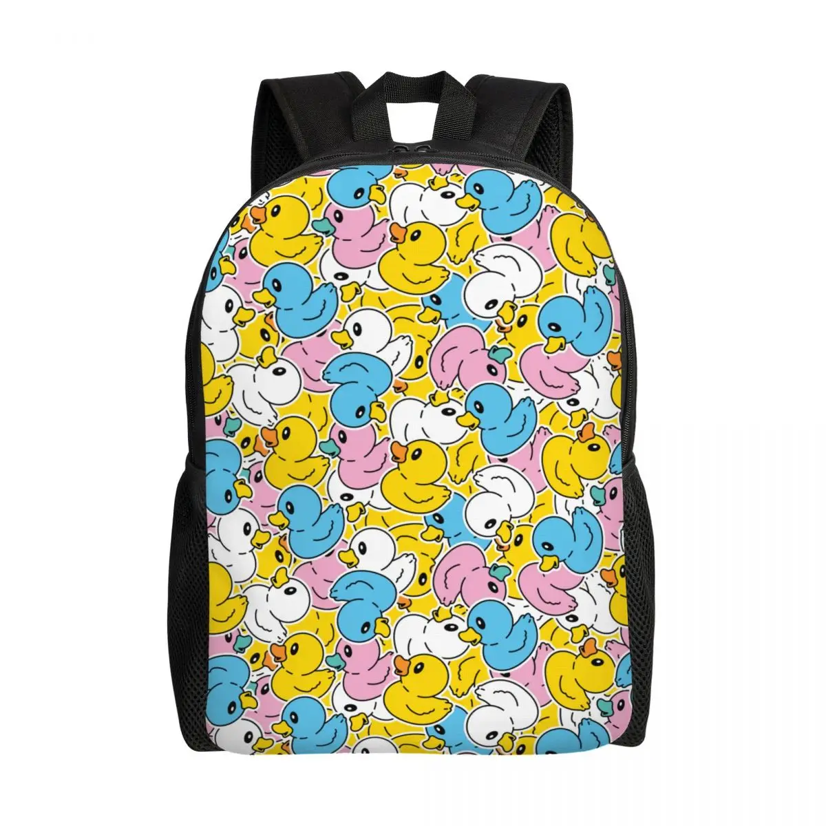 

Custom Colorful Rubber Ducks Pattern Laptop Backpack Women Men Fashion Bookbag for School College Student Bags