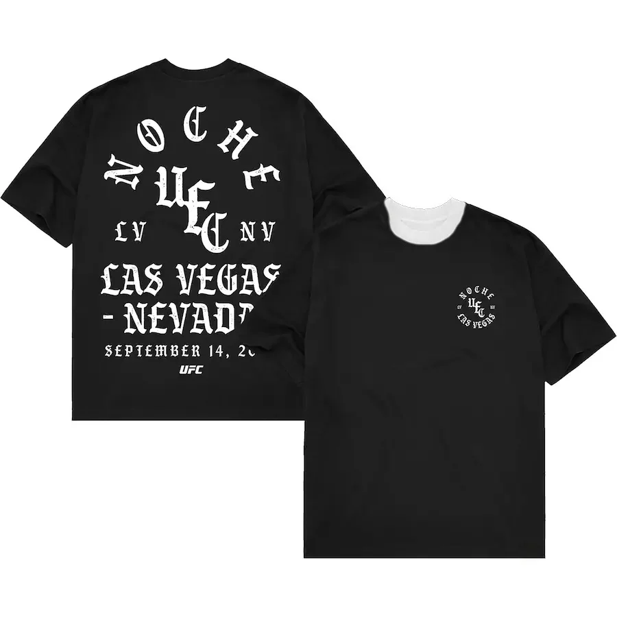 

Ufc Summer Breathable Combat Boxing Training Uniform Fighting Men Black T-Shirt Short Sleeve Loose Top Casual Quick Drying Tees