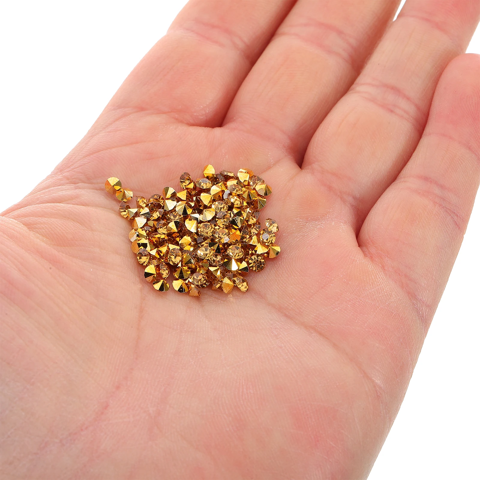

3000pcs Acrylic Rhinestones 3mm Transparent Pointed Back Craft Supplies Clear Flatback Stones for Wedding Nail Art Diy