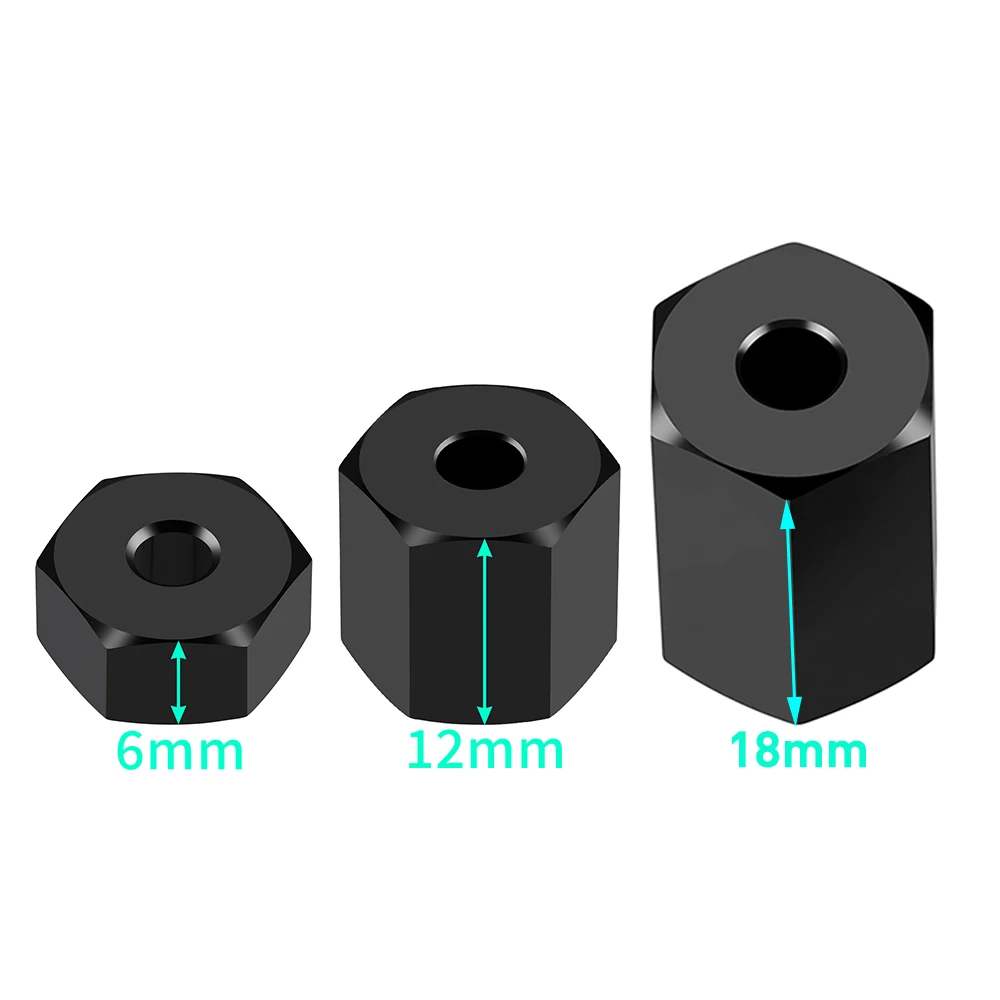 AXSPEED 4Pcs Aluminum 7mm to 1 - Wheel Hex Adapter review and price