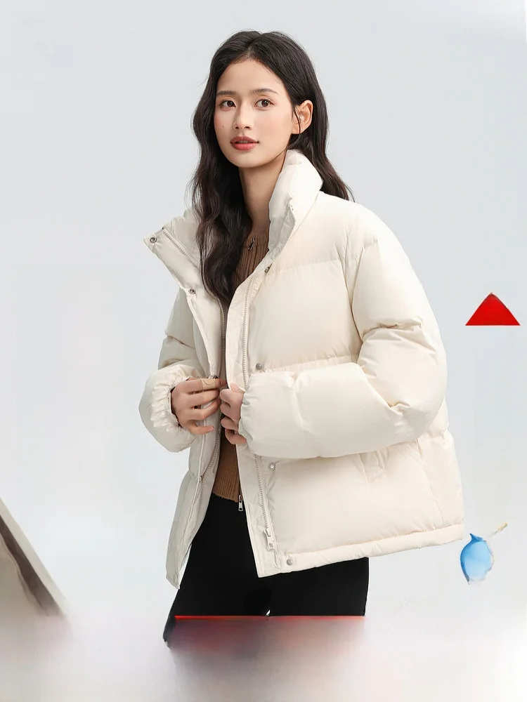 

Женская повседневная модная теплая куртка-пуховик с наполнителем из 95% пуха для города, отдыха и путешествий