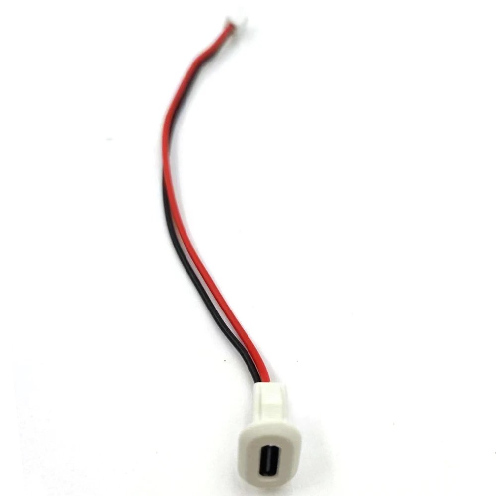 Connettore USB impermeabile di tipo C da 1/5 pezzi presa femmina a tensione diretta con cavo presa femmina porta di ricarica con cavo a saldare fai da te