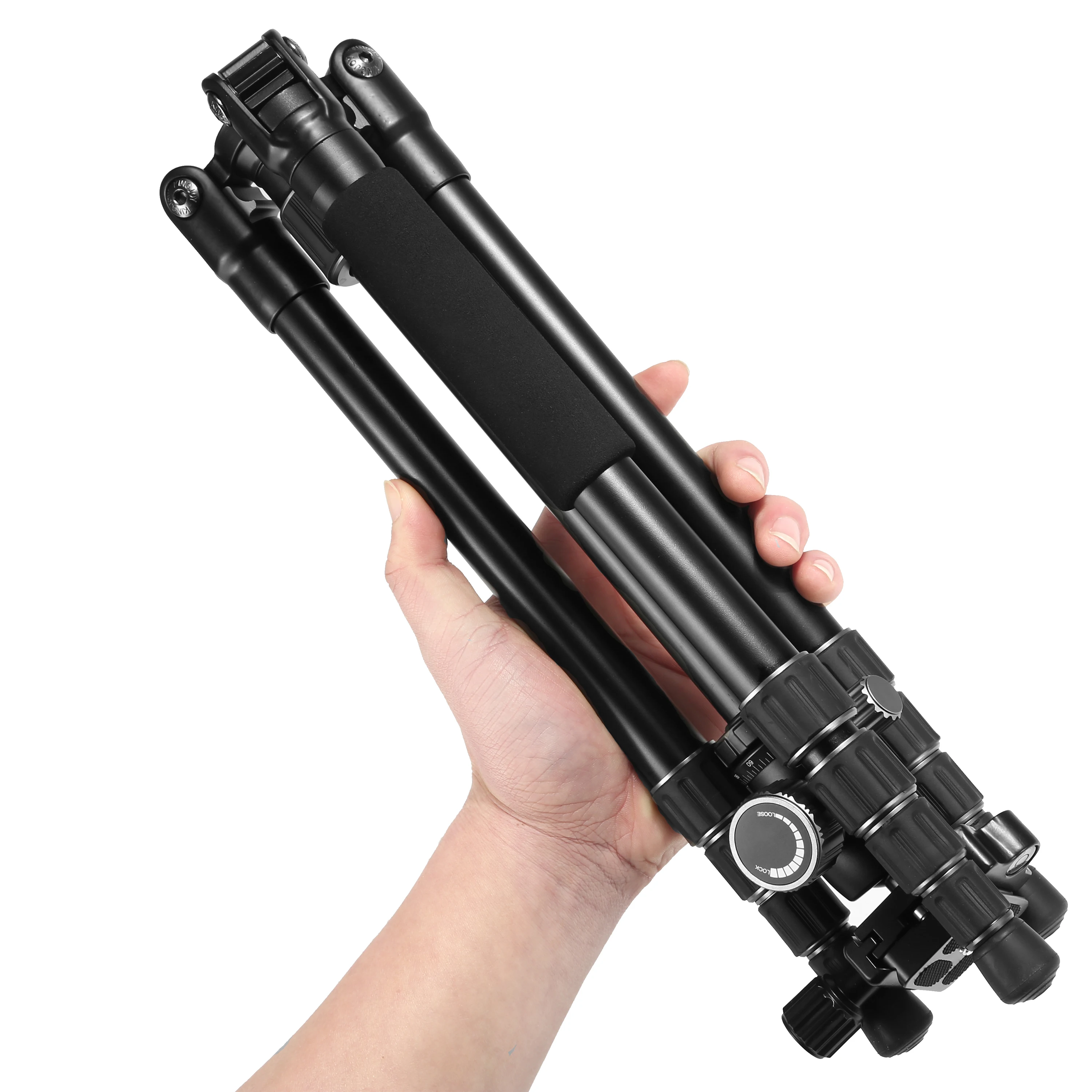 

Kingjoy G22+G00 5 Section Aluminum Professional Ball Head Dslr Camera Tripod Stand