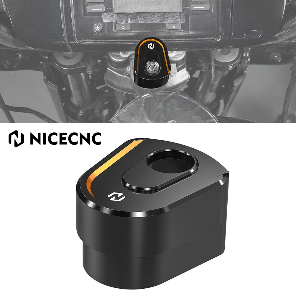 NICECNC Ignition Switch Cover For Harley Road Glide FLTRX Special FLTRXS Street Glide FLHX Special FLHXS Ultra Limited FLHTK