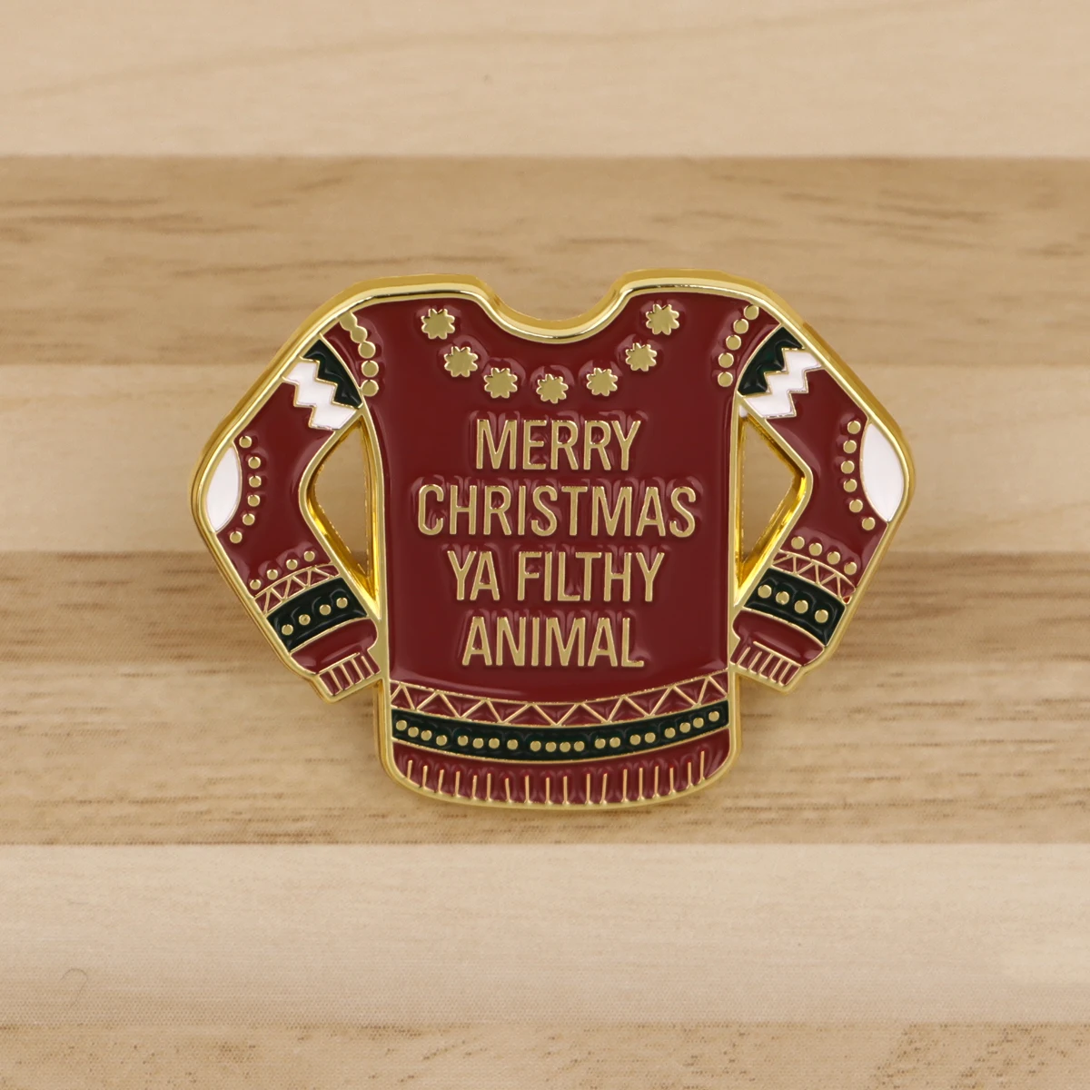 Christmas Sweater Enamel Pin Comedy Movie Brooch Pines Lapel Pins Badge on Backpack Clothing Accessories Fashion Jewelry Gift - Image 2