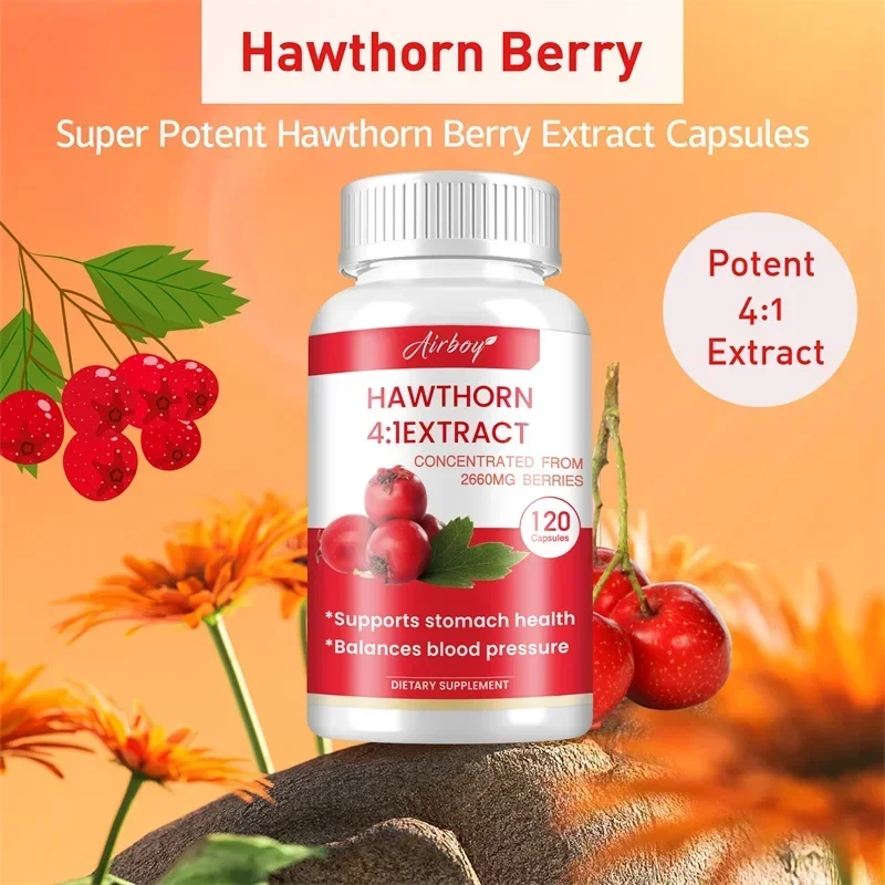 Hawthorn Berry - Digestive and Heart Health Support, Blood Pressure Balance