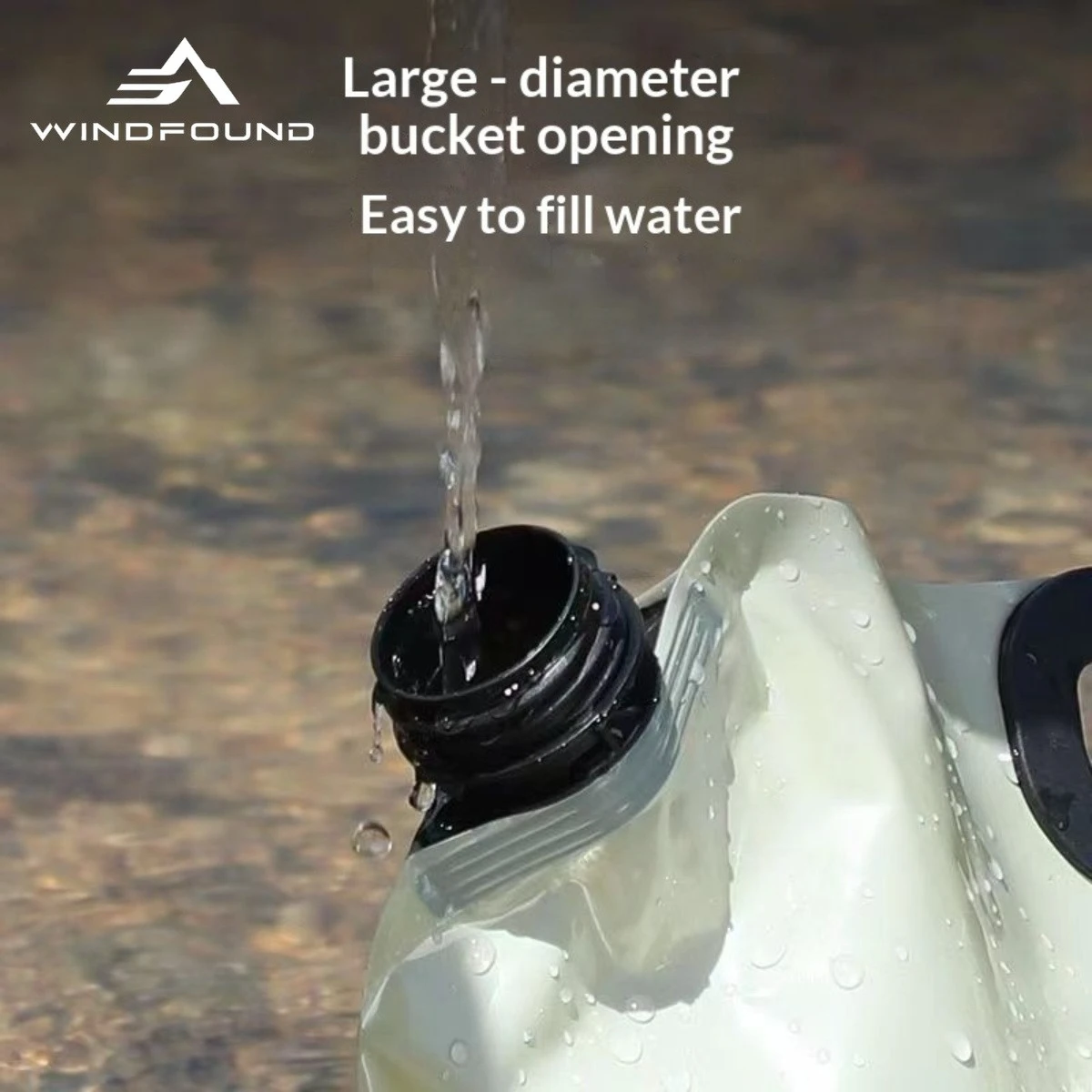 Food-grade Collapsible Water Bladder with Tap Portable Leak-proof Water Container Suitable for Camping Hiking and Road Trips