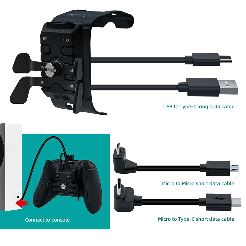 AA80 Controller Back Button Attachment Adapter Paddles Keys Trigger for /X// Controller Gamepad