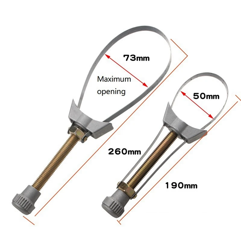Регулируемый инструмент для демонтажа для замены масла гаечного ключа, масляные фильтрующие элементы, гаечный фильтр, прочный