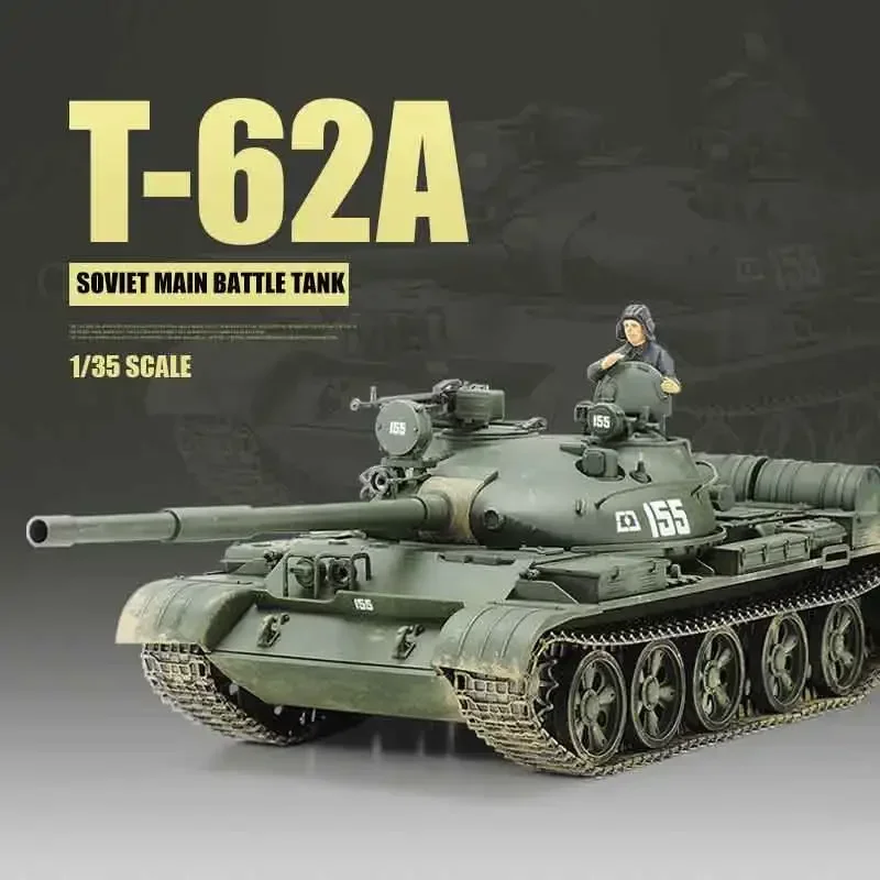 TAMIYA assemblé en plastique précieux modèle Kit 35108 T-62A soviétique bataille principale précieuse 1/35