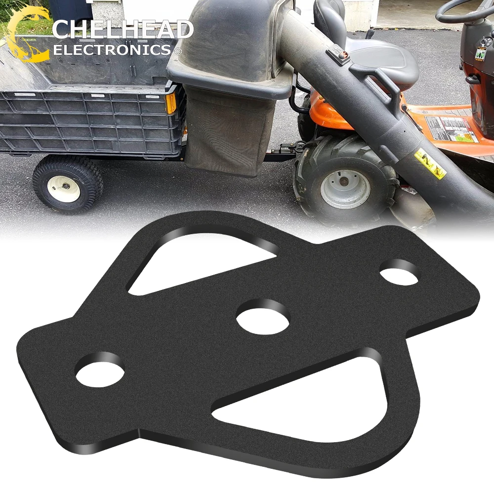 

3-Way Trailer Hitch Adapter Receiver Mount Bracket for ATV Lawn Mower Golf Cart Garden Tractor Towing Tow Ball Mounting