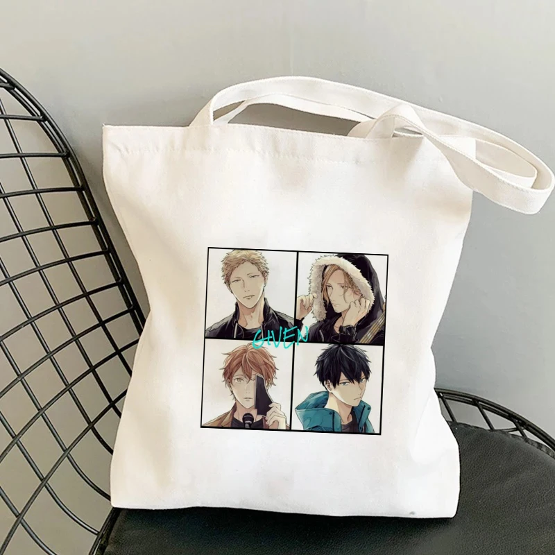 Yaoi Bl Given Shopper Bag Yaoi Given Anime Manga Tote Bag Shopping Unisex Fashion Travel Canvas Bag Pacakge Hand Bag Beach Bag