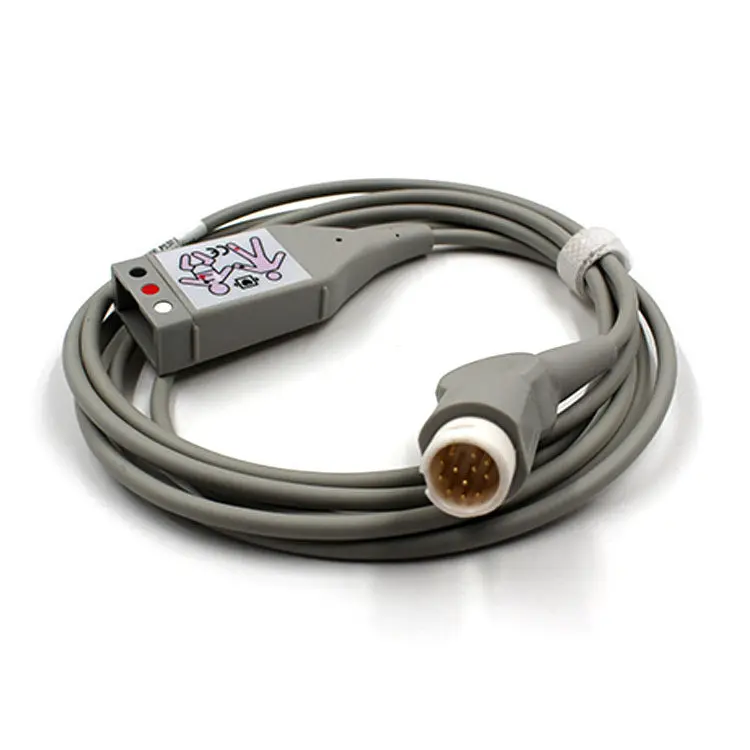 Cable principal dividido de doble fila para electrocardiógrafo Philips VM6/8/CM10, compatible con el modelo 989803160641