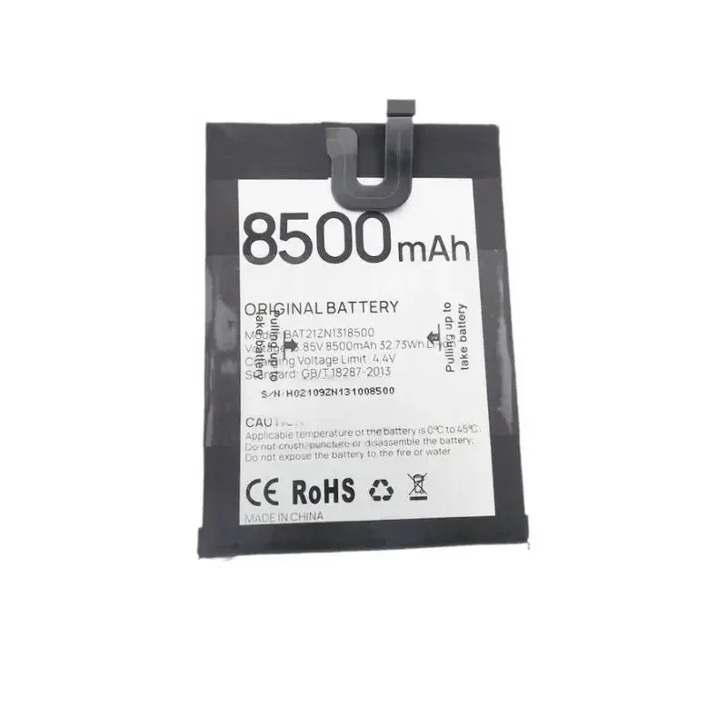 Battery for Doogee S97 Pro 8500mAh Li-Ion Rechargeable Original Batteries Tracking Number Phone Accessories