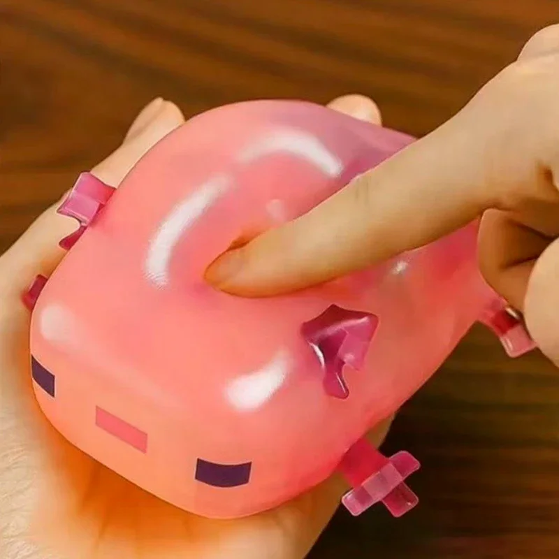 Simulation de salamandre américaine à presser, jouet anti-Stress à rebond lent, jouets sensoriels pour enfants et adultes, cadeaux créatifs