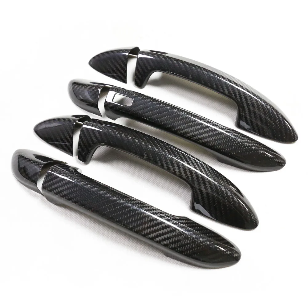 

Dry Carbon Fiber Door Handle Cover for Volkswagen VW CC MAGOTAN Exterior Trim Real Carbon Fiber