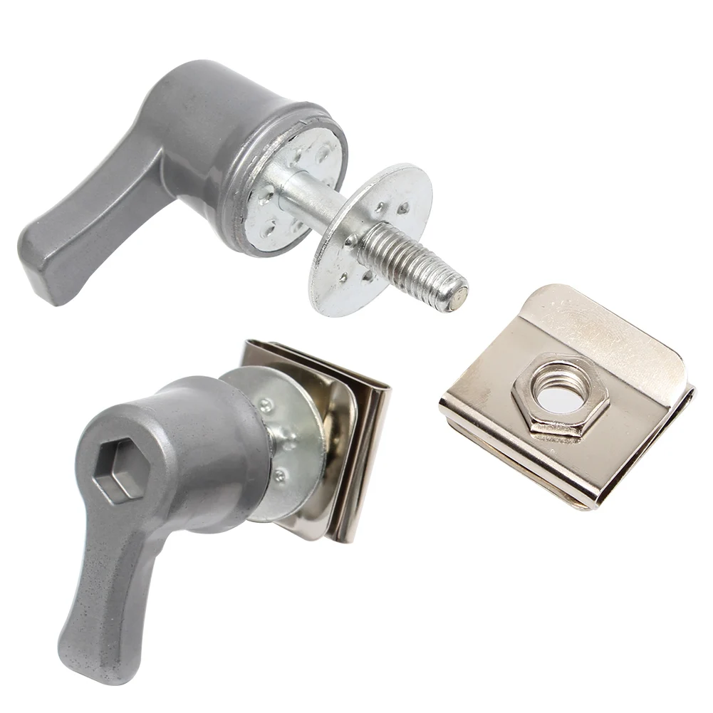 Motorfiets Sliver Zadeltas Lever Lock Bouten Moeren Montage Kit Voor Harley Touring Road Street Glide Electra 1992-2023