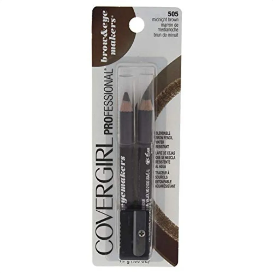 

COVERGIRL Easy Breezy Brow Fill + Define Brow Pencil Sharpener Included LongLasting Deeply Pigmented Blendable Formula 100 Crue