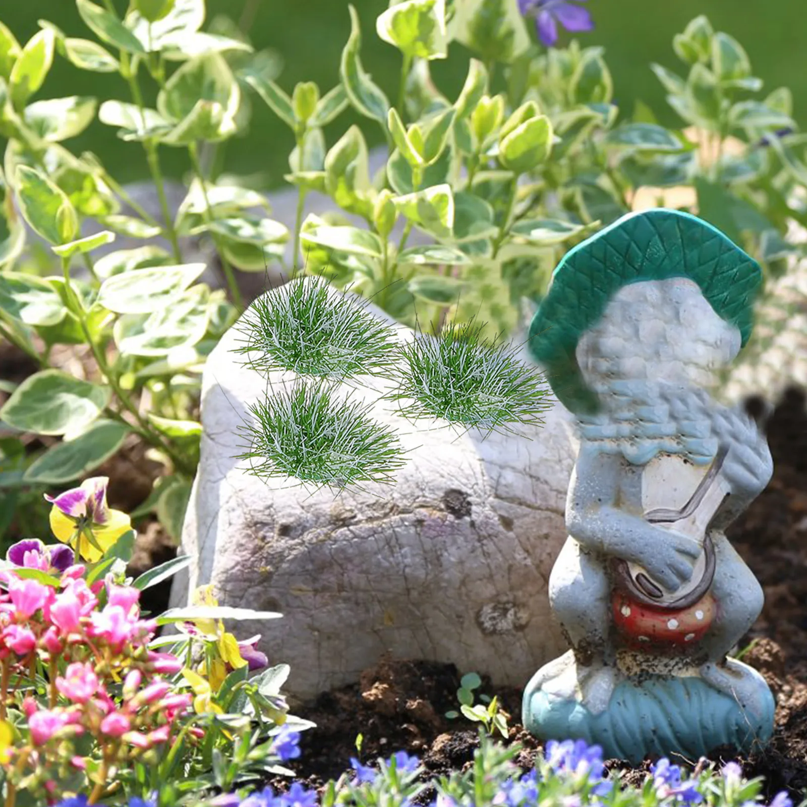 Rośliny Sztuczna trawa Vegetacja Dekoracja Model architektoniczny Sztuczne sztuczne imitacje klasterów