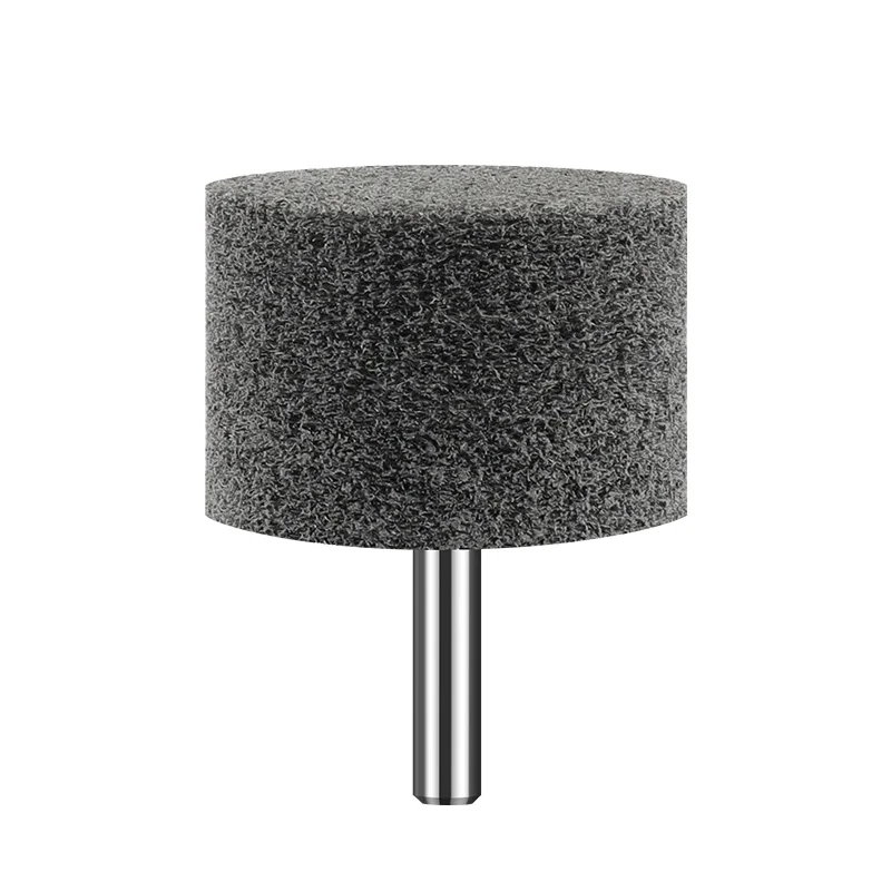 Cylindryczna tarcza polerska ze stali nierdzewnej, 6 mm, z włókna nylonowego, głowica szlifierska, do usuwania rdzy i polerowania metalu, gratowania drewna.