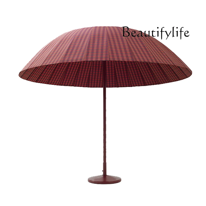 

Creative design Garden umbrella with seat cushion Personalized layout Casual lazy sun umbrella Outdoor parasol