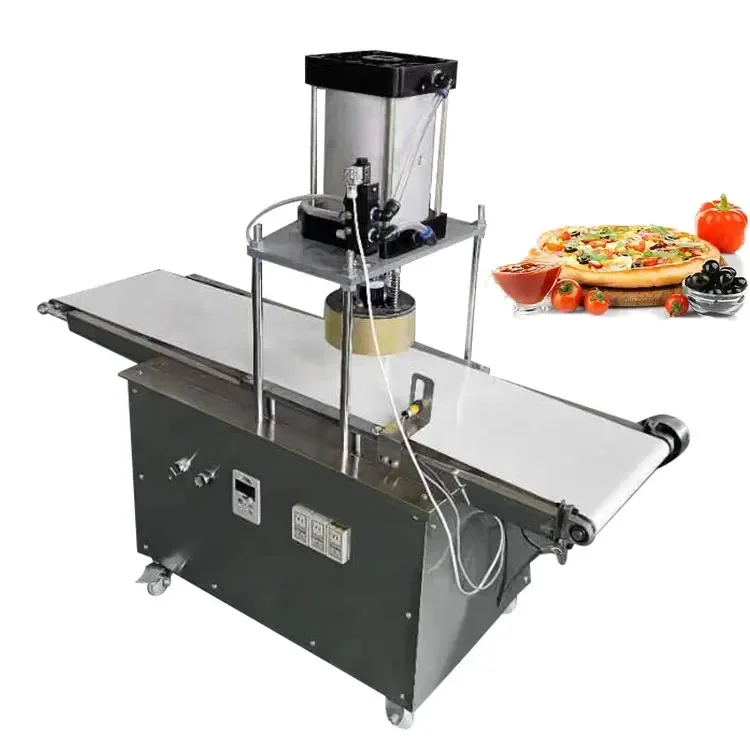 Commercial pizza making machine a Pate 500g Cheap Pizza Naan Dough Roll Edge Base Sheeter Form Press Make Machine