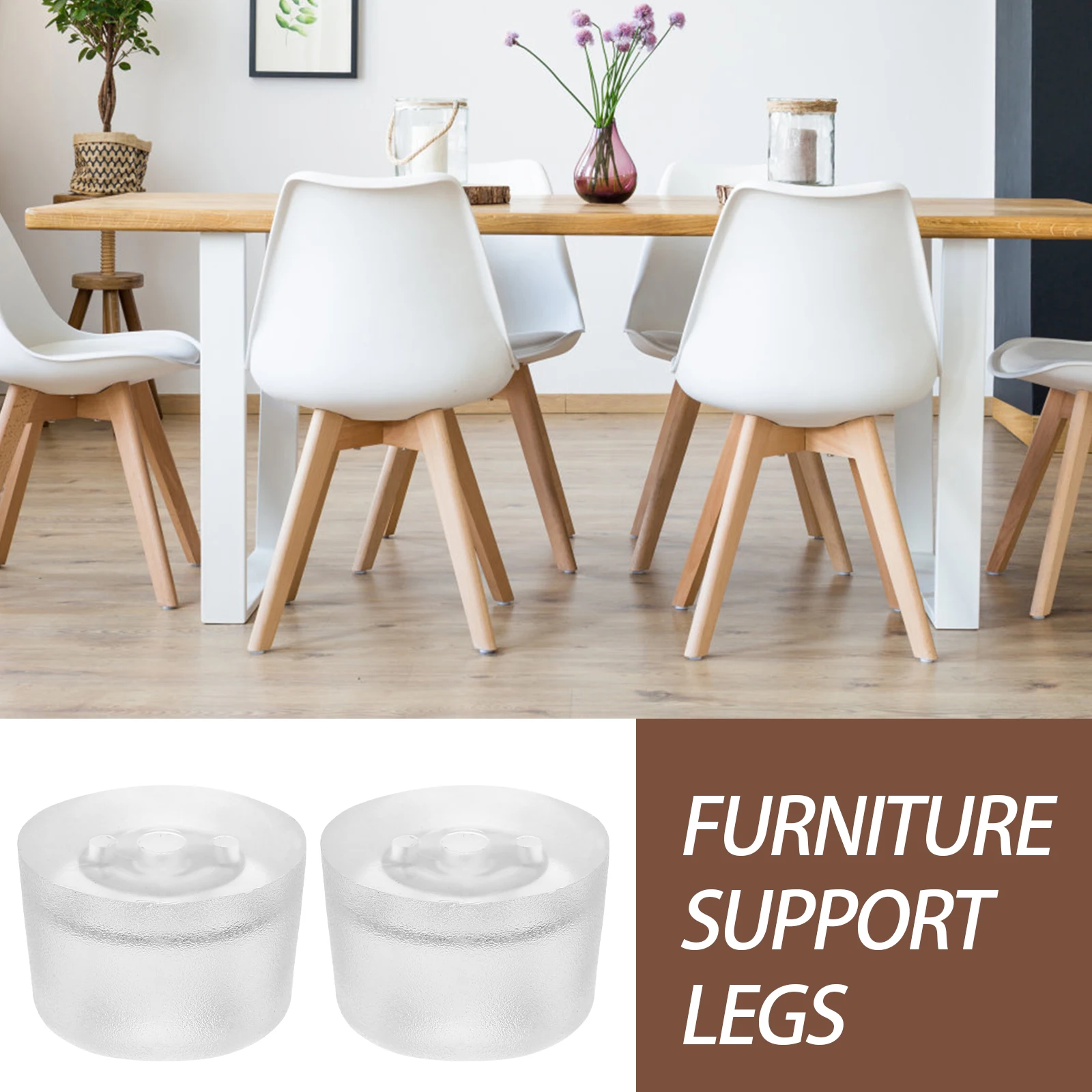 10 قطعة منصات سيليكون شفافة عدم الانزلاق حماة الأثاث الأرضيات الصلبة المضادة للخدش الحد من الضوضاء الجدول منصات القدم