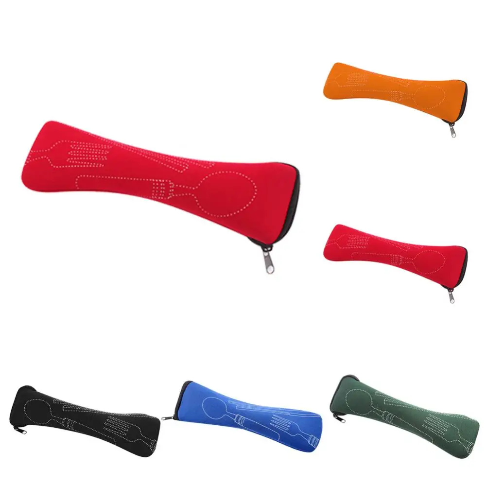 

Portable Tableware Zipper Bag Outdoor Travel Camping Recyclable Cutlery Pouch