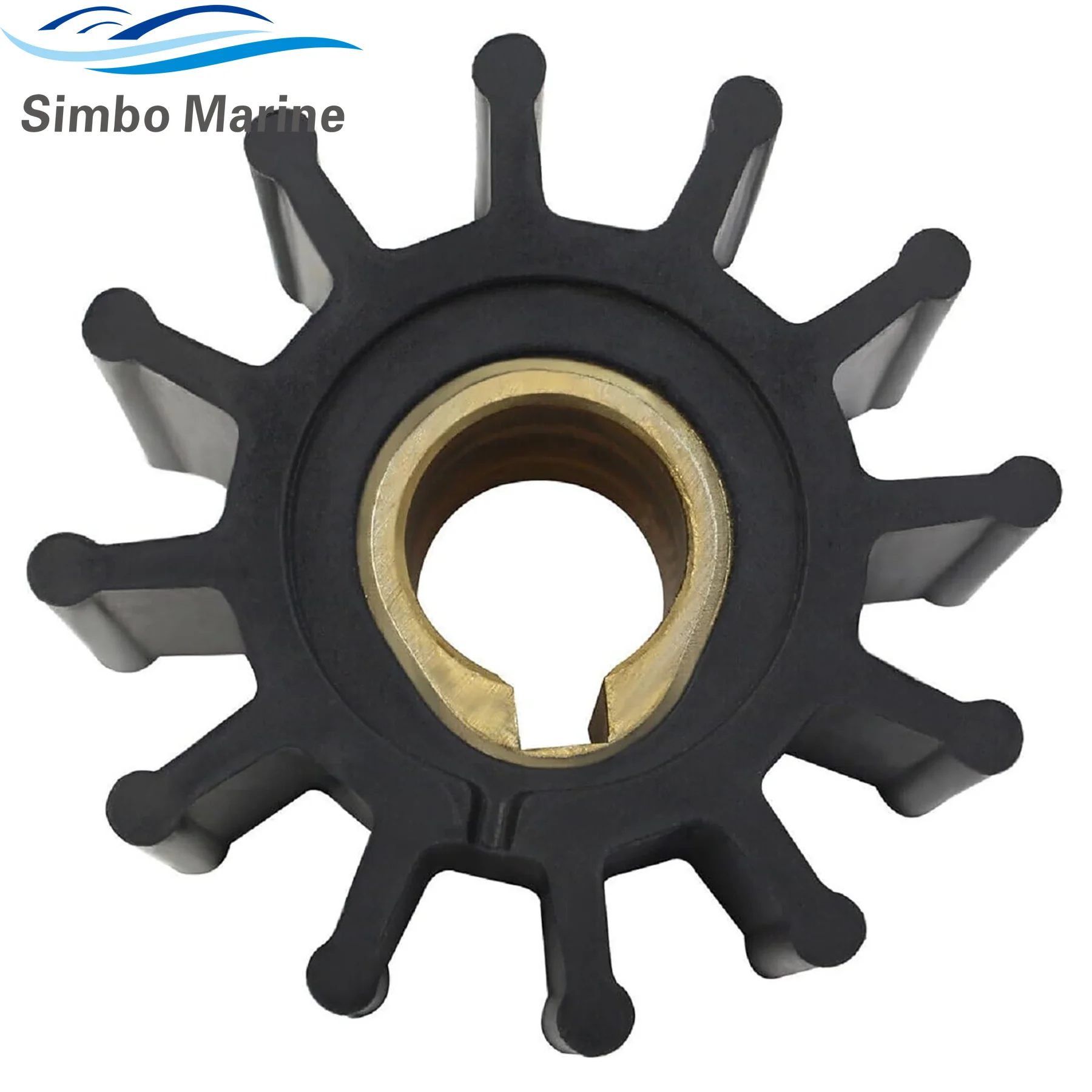 4568-0001 Marine Flexible Water Pump Impeller Compatible with Jabsco 4568-0003 4568-0001-P for Johnson 09-801B 18-3075 89530