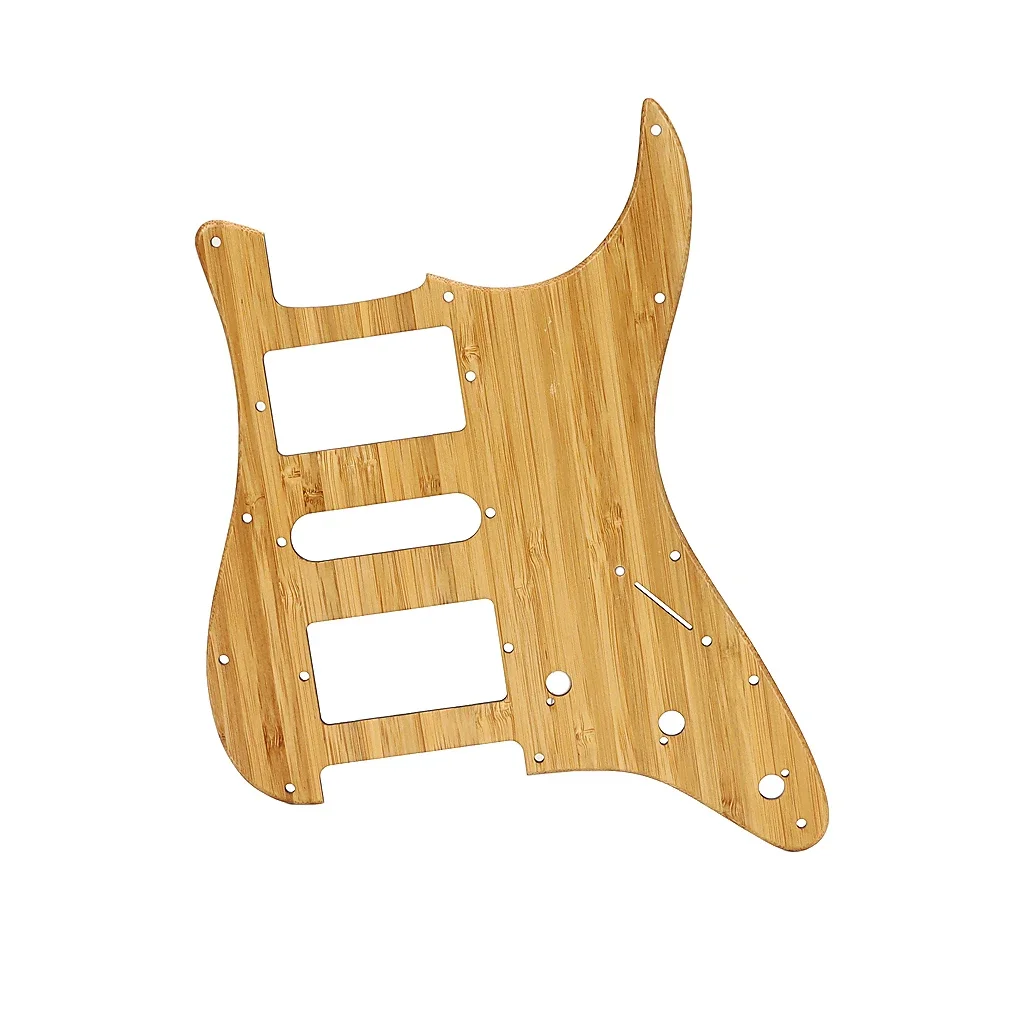

HSH Guitar Pickguard, Bamboo Scratch Plate for Electric Guitars, Durable and Unique Design Guitar Accessories