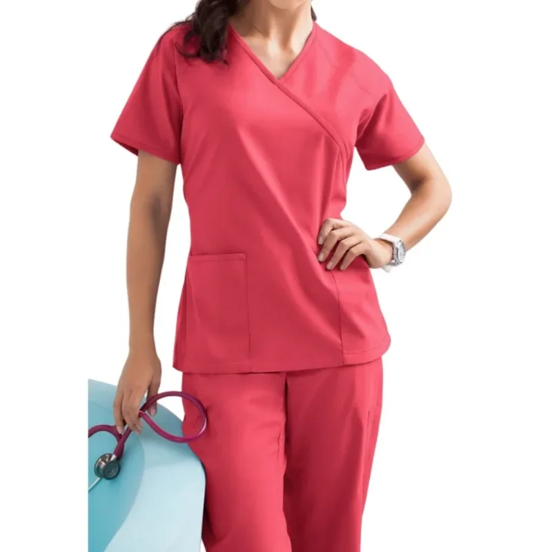 Clinical Uniforms Woman Uniforme Clinica Dental Joggers Scrubs Scrub Suit Medical Hospital Scrubs Uniforms Sets Spa Work Wear