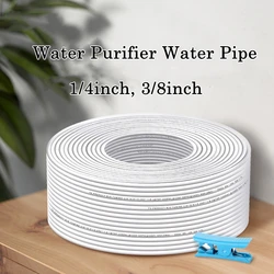 5M Water Purifier PE Tube 1/4 inch,3/8 inch Food Grade Pure Water Machine Universal Water Pipe Water Filter System Hose