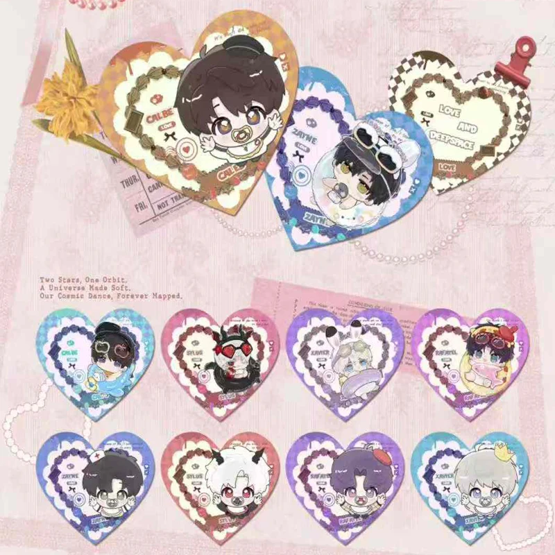 Love And Deepspace Temptation of Home Trading Cards 90*90mm Set Sweet Style Paper Material Fan Collectibles