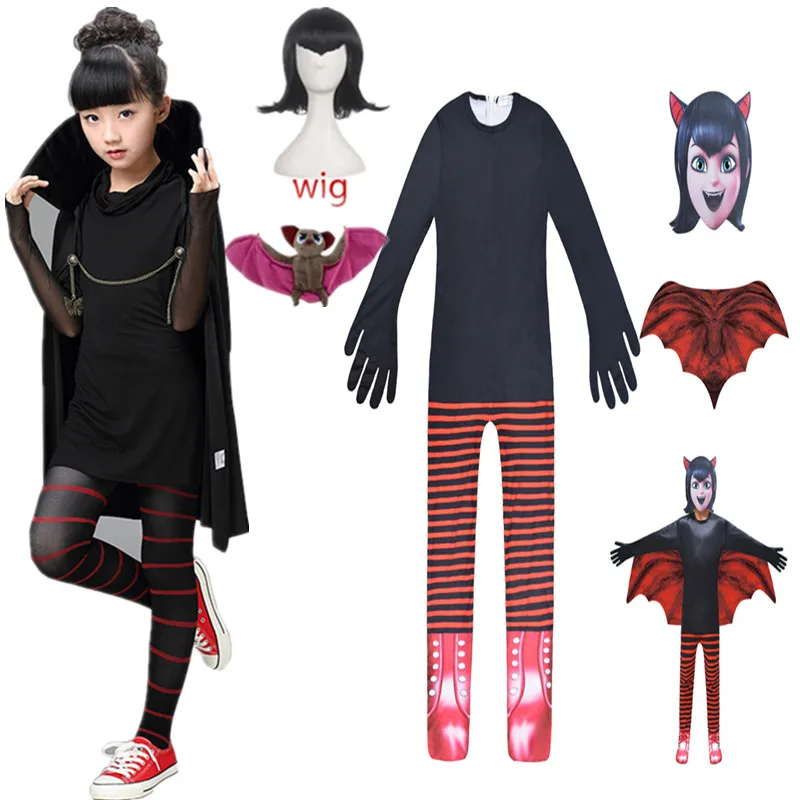 Costumi Cosplay Mavis Dracula con parrucca Hotel transilway gioco di ruolo Halloween Carnival Party Outfit per donne ragazze