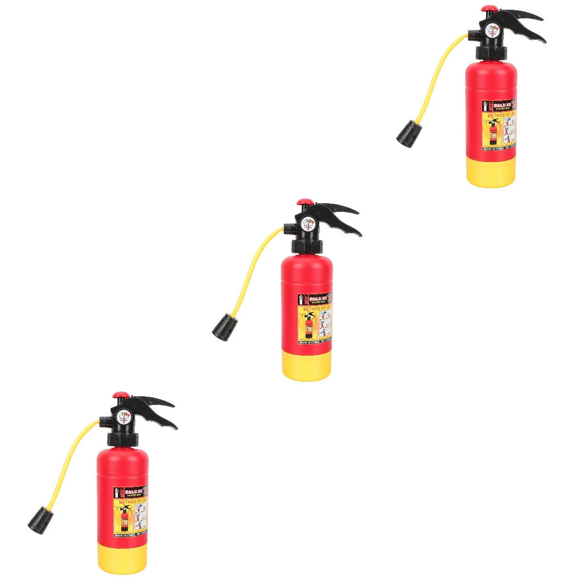 

3 Pack Water Fire Extinguisher Children Backpack Squirt Red Toddler Toys